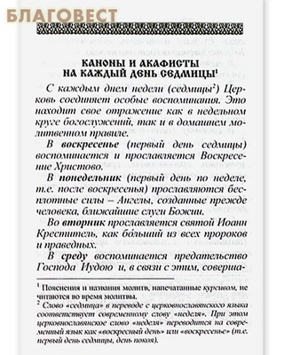 Каноны на каждый день для домашнего чтения (фото, вид 1)